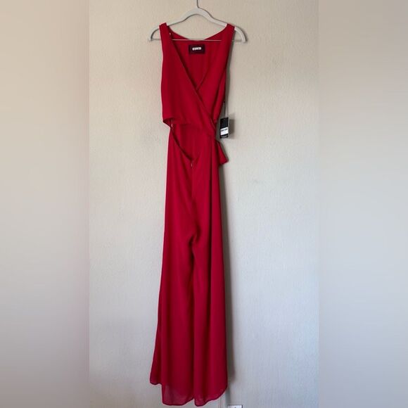 NWT Reformation Patti Jumpsuit Red Size 4 - Picture 7 of 13